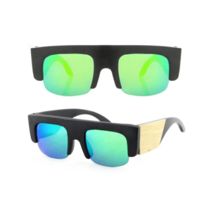 verdes polarizadas maestro de club Gafas de Sol de Bambú