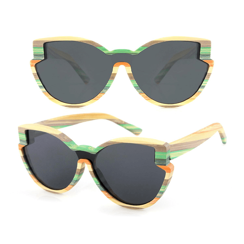 gafas de sol de madera de bambu
