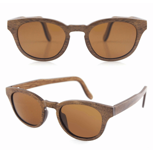 walnut ojos de gato gafas de sol polarizadas mujer