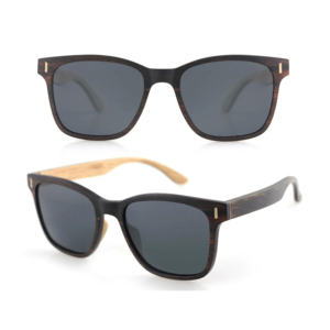 clasicas cuadrado gafas de sol de madera