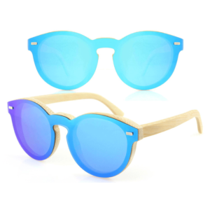 azul polarizadas lentes gafas de sol hombre efecto espejo