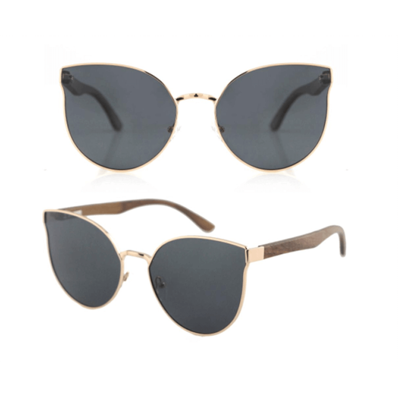 gafas de sol ojo de gato, ESMW012W#4, con color negro para mujer