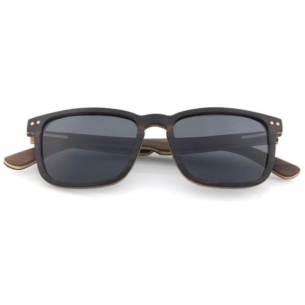 negras polarizadas lentes gafas de sol de madera multiopticas