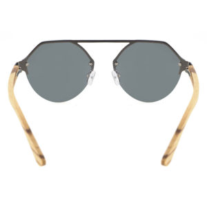 gris personalizables gafas patillas de madera