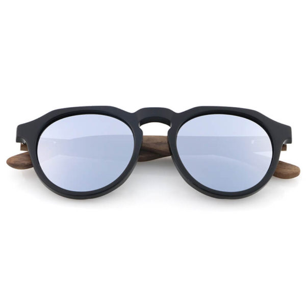 polarizadas gafas de sol de madera con montura completa