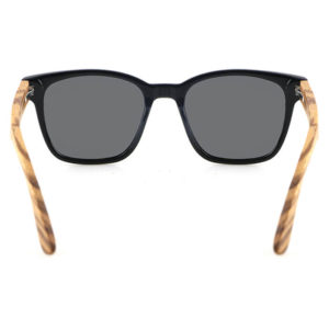 rectangulares gafas de sol estilo madera