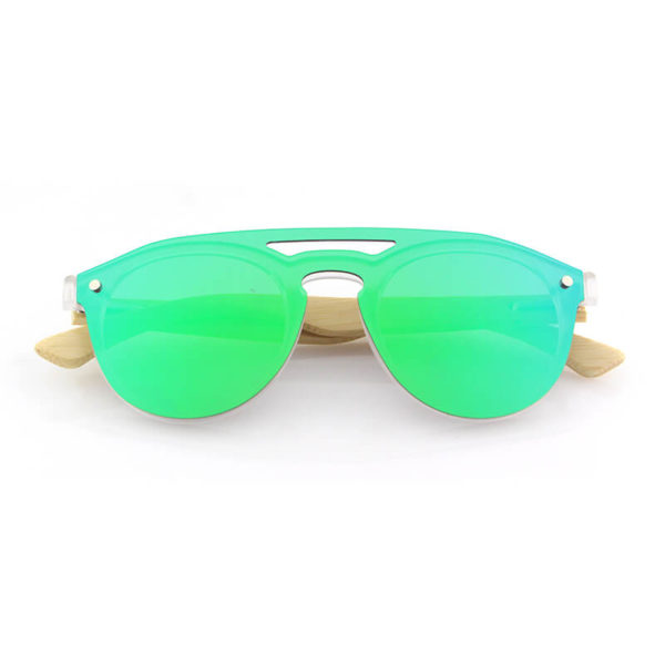 verdes aviador lentes gafas sol madera