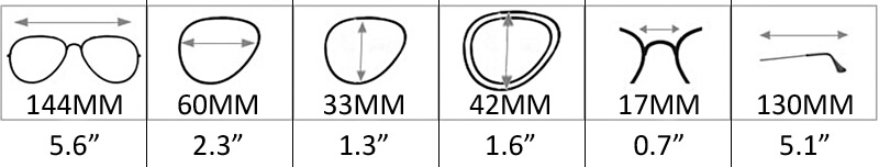 tamaño de lentes ESSP01