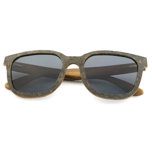 Gafas de sol de madera con lente polarizada y protecto uv400, ESST384A#4