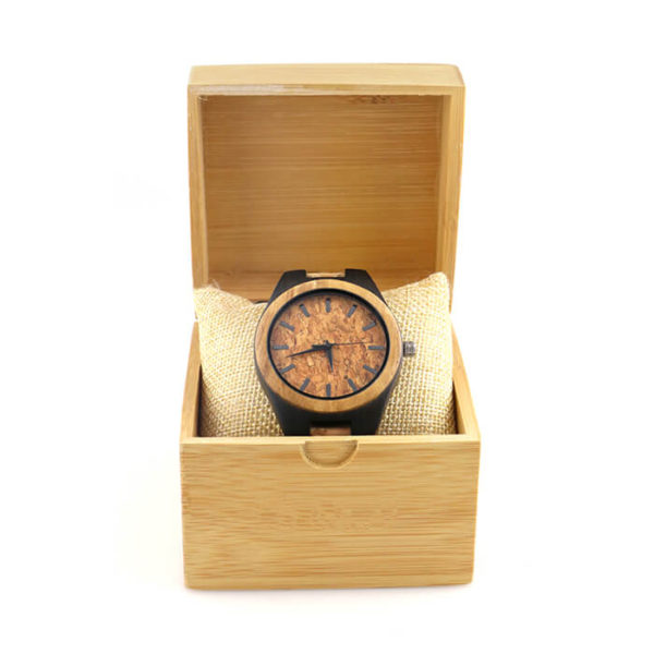 corcho reloj madera pulsera