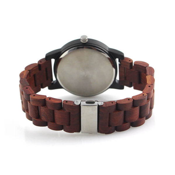 rosewood relojes de madera de pulsera