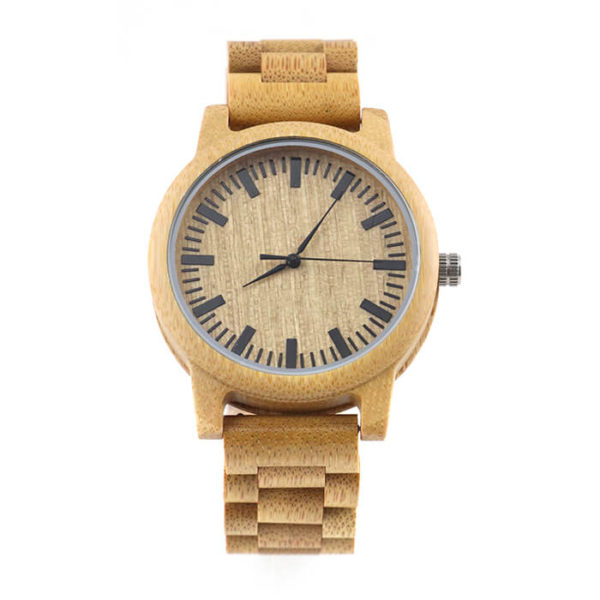 ecologico reloj madera de bambu