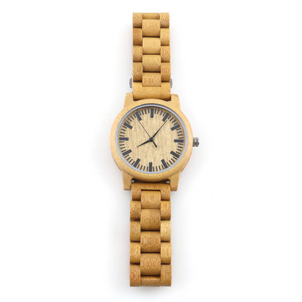 reloj de bambu hombre