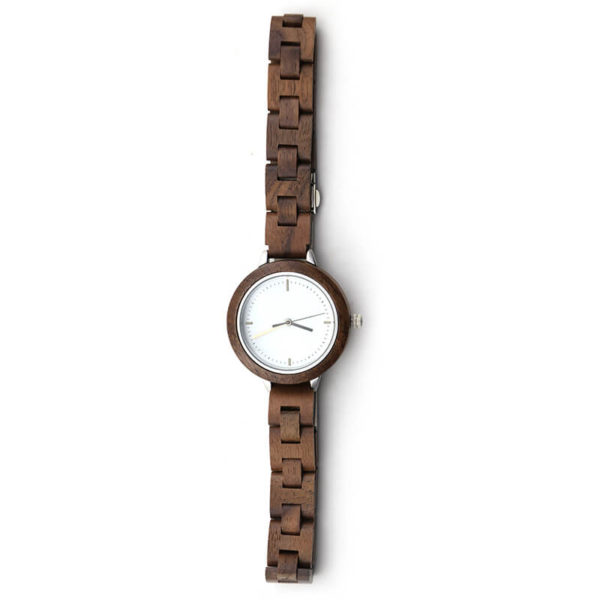 reloj de madera para mujer