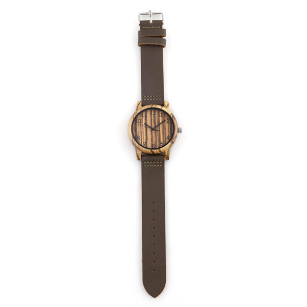 clasicas reloj de pulsera de madera