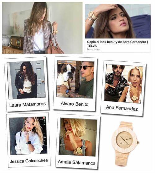 Relojes de Madera Celebrities