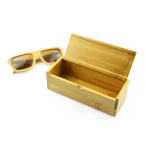 ecologicas bambú caja para guardar gafas de sol