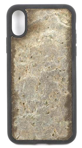 protección para teléfono movil de madera y piedra