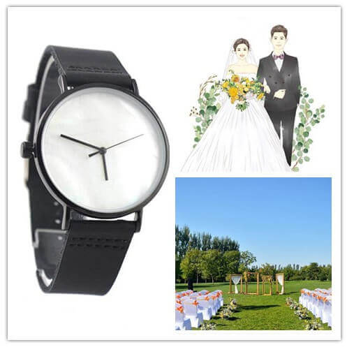 El mejor regalo de boda para hombre: reloj de madera
